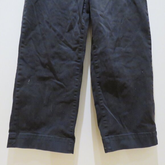 EVERLANE The Organic Cotton Wide Leg Pant in Black Minimalist - Size US 16 - Picture 5 of 11